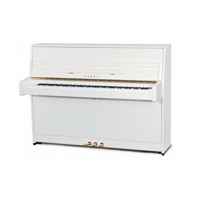 KAWAI K Series Upright Piano (สี White Polish) รุ่น K-15E WH/P